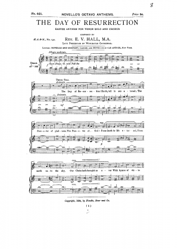 Hall - The Day of Resurrection - Score