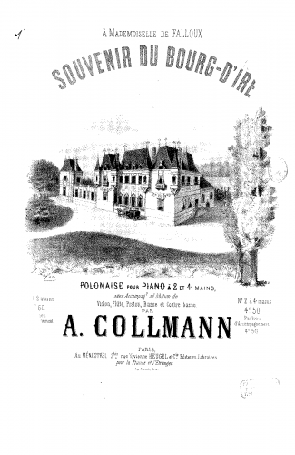 Collmann - Souvenir du Bourg-d'Iré - Piano Solo Version