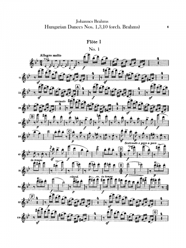 Brahms - Hungarian Dances No.1, 3, & 10 for Orchestra (Brahms)
