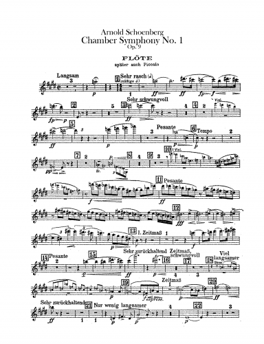 Schoenberg - Kammersymphonie