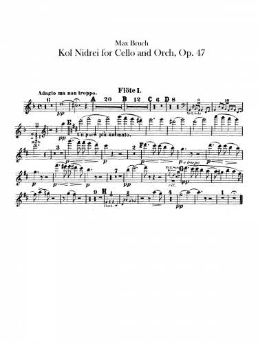 Bruch - Kol Nidrei, Op. 47