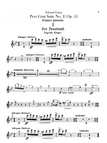 Grieg - Peer Gynt Suite No. 2 Op. 55