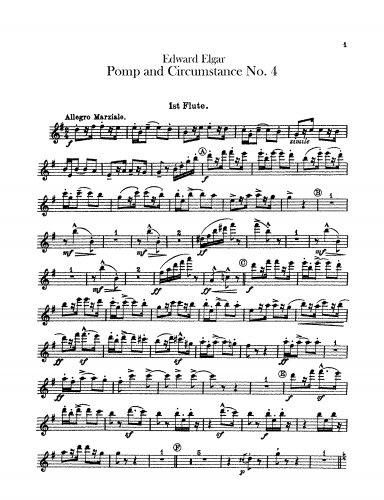 Elgar - Pomp and Circumstance - March No. 4 For Orchestra (Schmid?)