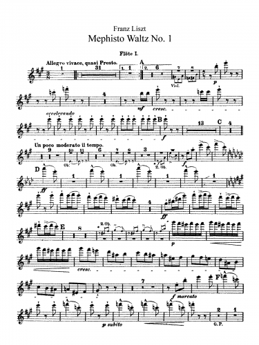 Liszt - 2 Episoden aus Lenau's Faust - 2. Der Tanz in der Dorfschenke (Mephisto Waltz)