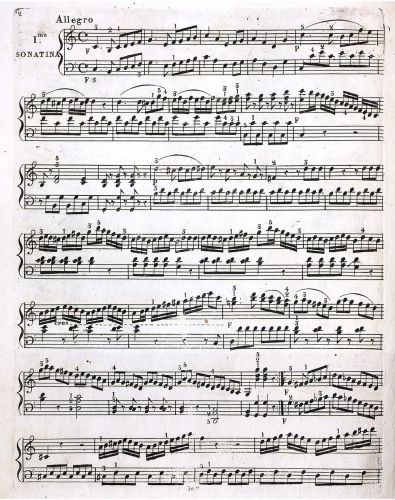 Ries - 3 Sonatas for Piano and Violin - Sonata in C major (No. 1) - Piano part