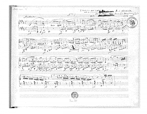 Chopin - Deux Nocturnes - Piano Score - Score