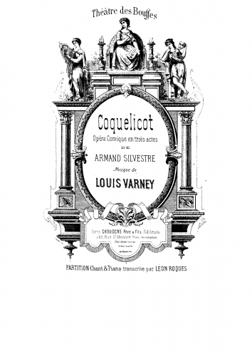 Varney - Coquelicot - Vocal Score - Score