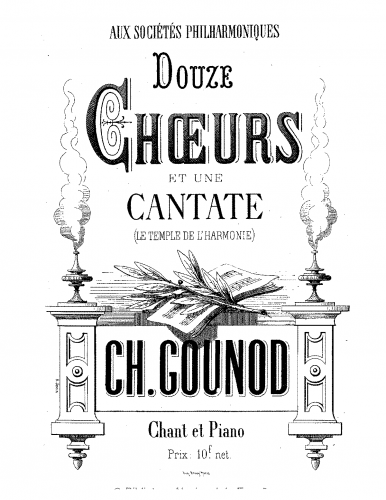 Gounod - D'un cÅur qui t'aime - Score