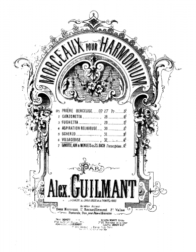 Guilmant - La Villageoise - Score
