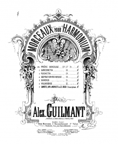 Guilmant - Scherzo - Score