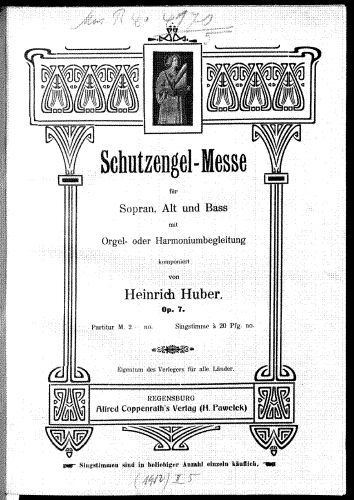 Huber - Schutzengel-Messe - Score