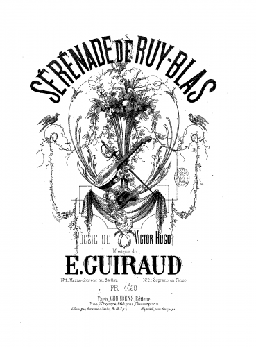 Guiraud - Sérénade de Ruy Blas - Score