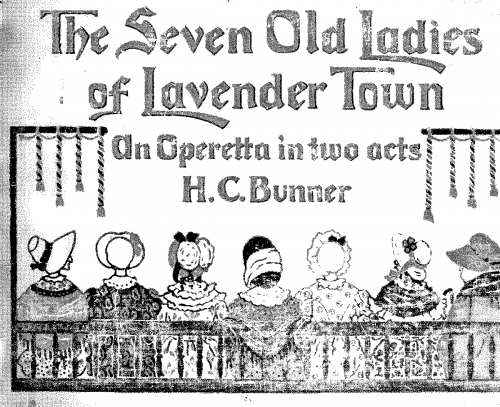 Weil - The Seven Old Ladies of Lavender Town - Vocal Score - Score