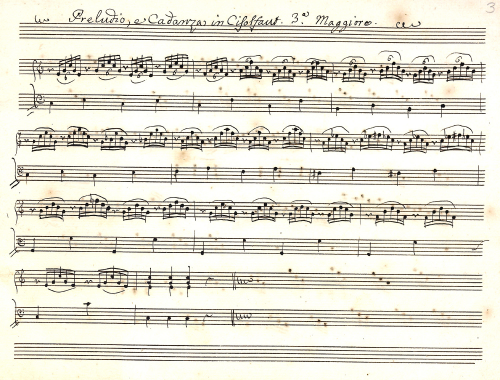 Sborgi - Preludes and Cadences for Harpsichord - Score