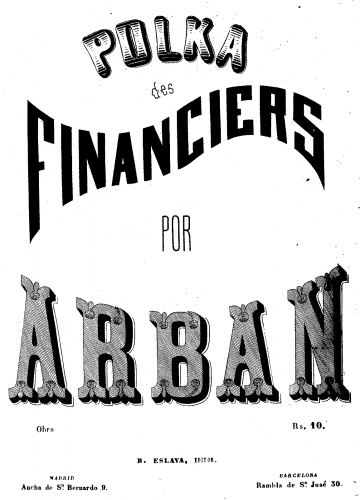 Arban - Polka des Financiers - Score