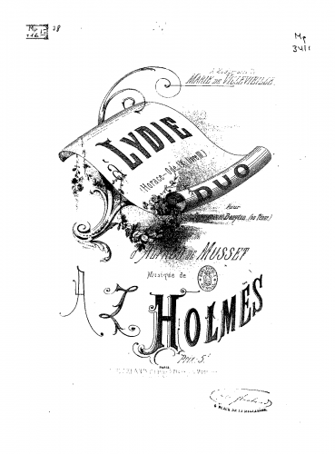 Holmès - Ã Lydie - Score