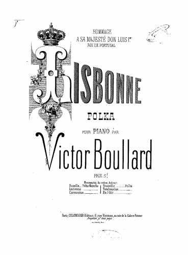 Boullard - Lisbonne - Score