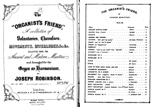 Robinson - The Organist's Friend - Book 12