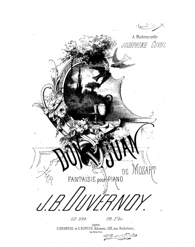 Duvernoy - 'Don Juan' de Mozart - Score