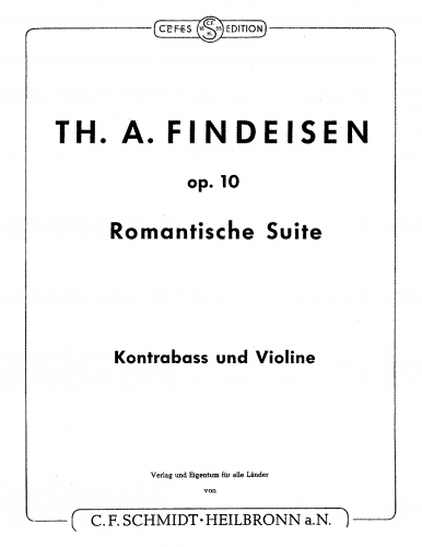 Findeisen - Romantische Suite - Score