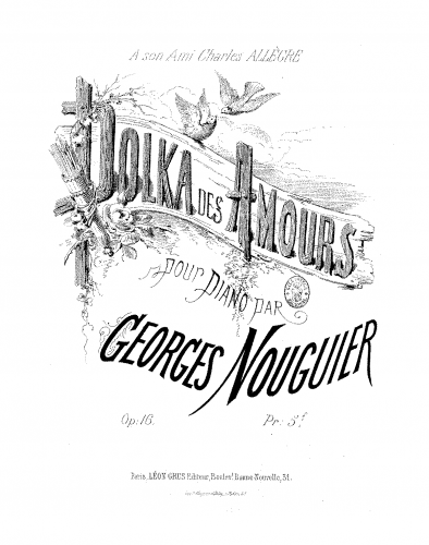 Nouguier - Polka des amours - Score