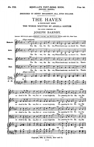 Barnby - The Haven - Score