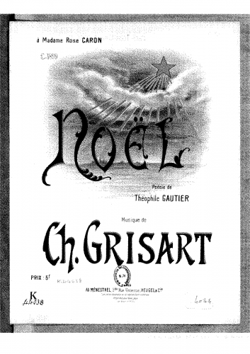 Grisart - Noël - Score