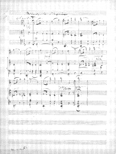 Chopin - Preludes - Selections For Cello and Piano (Franchomme) - Prelude No. 7 - Piano score