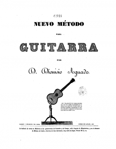 Aguado - Nuevo método para guitarra - Complete Method