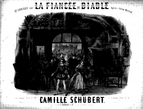 Schubert - La Fiancée du Diable - Score