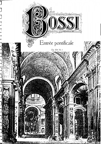 Bossi - 5 Pieces for Organ - Score
