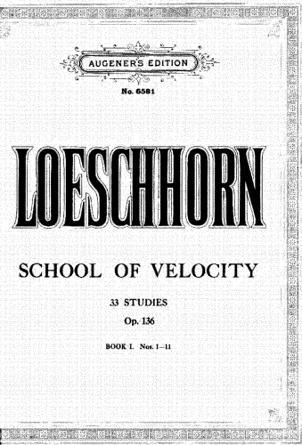 Loeschhorn - Schule der Geläufigkeit - Book 1 of 3 (11 out of 33 Studies)