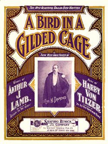 Von Tilzer - A Bird in a Gilded Cage - Score