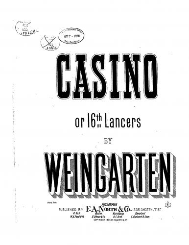 Weingarten - Casino Lancers - Score