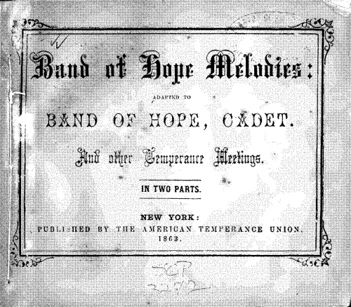 Various - Band of Hope Melodies - Score
