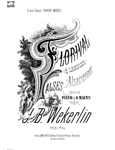 Weckerlin - Florival - Score