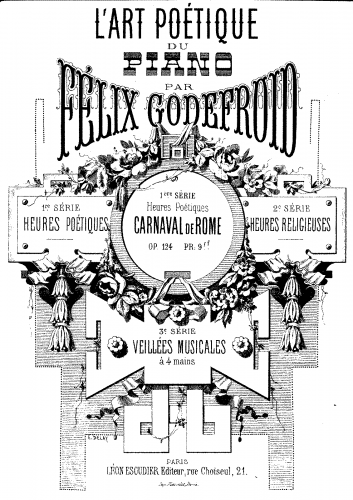 Godefroid - Le carnaval de Rome - Piano Score - Score