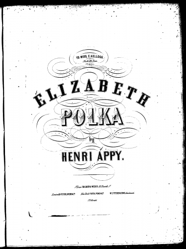 Appy - Elizabeth Polka - Score