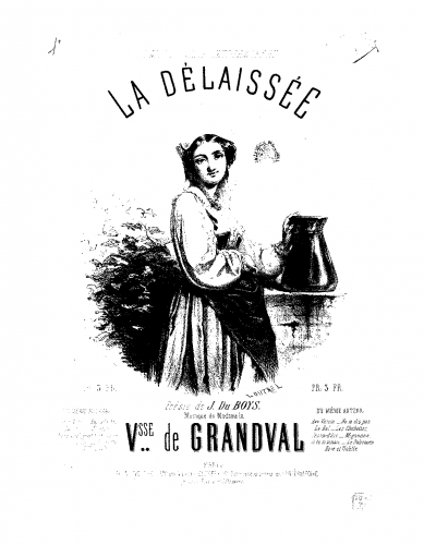 Grandval - La délaissée - Score