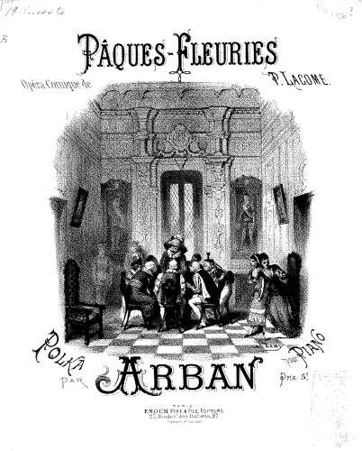 Arban - Polka sur 'Pâques fleuries' - Score