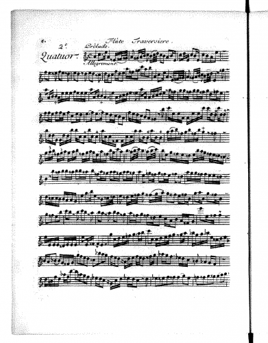 Telemann - Quartetto, TWV 43:a2