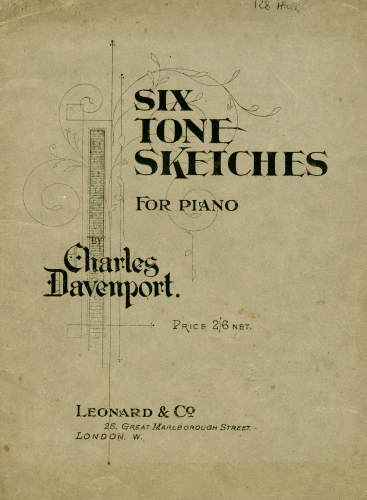 Davenport - 6 Tone-Sketches - Score