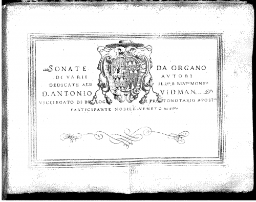 Arresti - 18 Sonate da organo di varii autori - Score