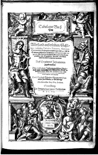 Schmid II - Tabulatur Buch - Score