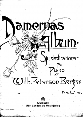 Peterson-Berger - Damernas album - complete score