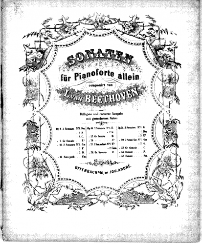 Beethoven - Piano Sonata No. 17 - Score