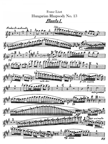 Liszt - Hungarian Rhapsody No. 13 - For Orchestra (Doppler)