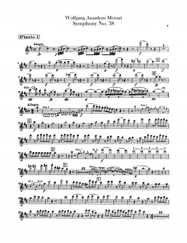 Mozart - Symphony No. 38
