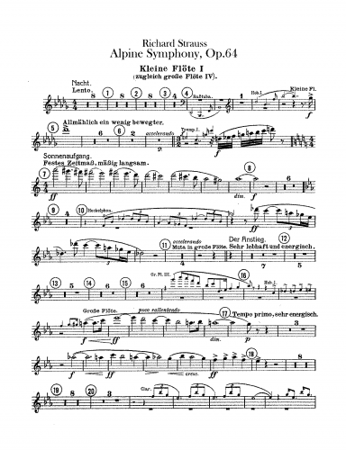 Strauss - Eine Alpensinfonie, Op. 64