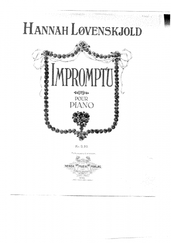 Løvenskiold - Impromptu - Score